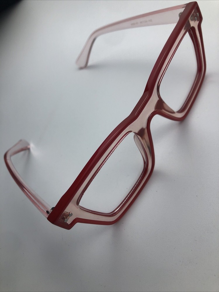 Glasses Blue Light Blocking Red Clear eyeglasses