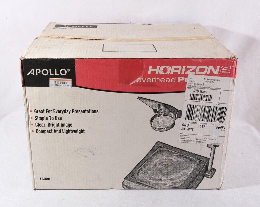 NEW Horizon 2 Overhead Projector, Apollo, #16000