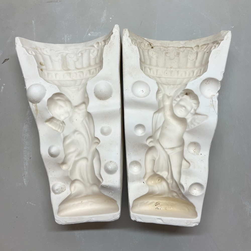 Ceramic Slip Casting Mold Cherub Angel Compote