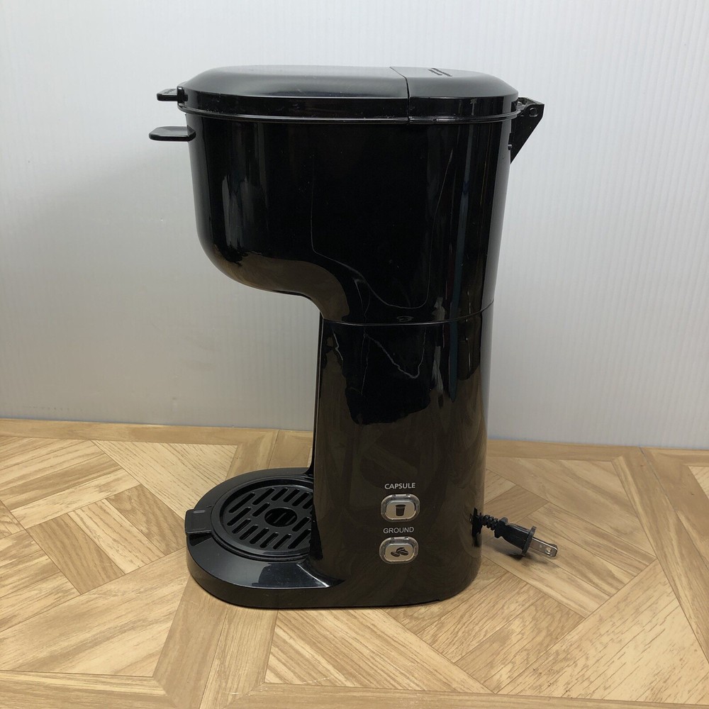 Single Serve Coffee Maker Dual Brew K Cup Capsule Ground Coffee Compact Design