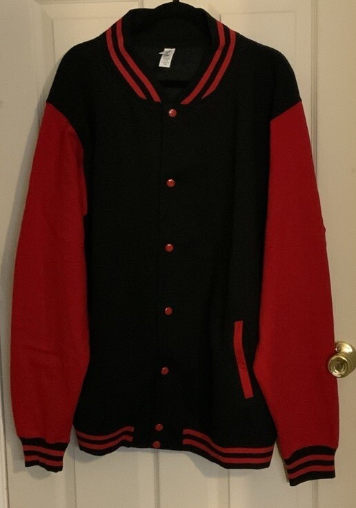 Letterman Baseball Jacket, New, 3XL
