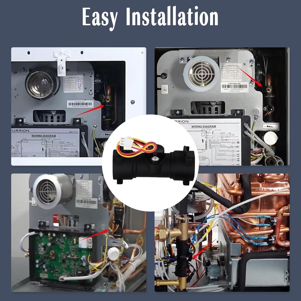 RV Water Heater Water Flow Sensor for Camplux Girard Fogatti Furrion Recpro