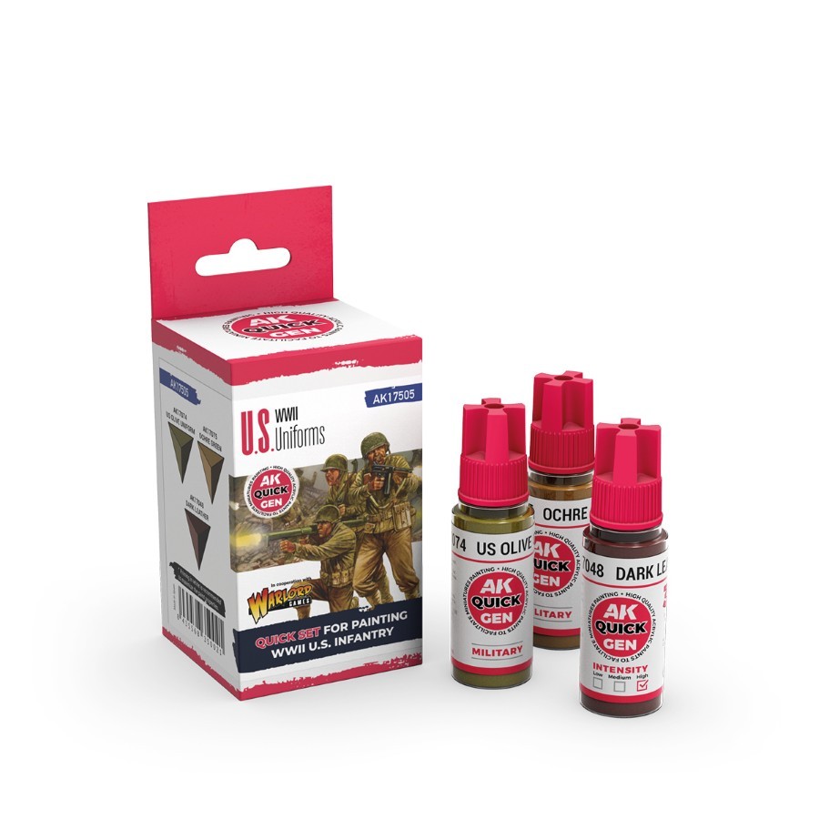 AK Interactive: US Uniforms - QUICK GEN Set - AK17505