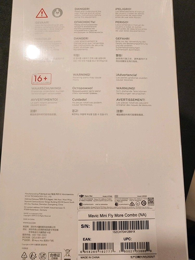 DJI Mavic Mini Fly More Combo, Open box