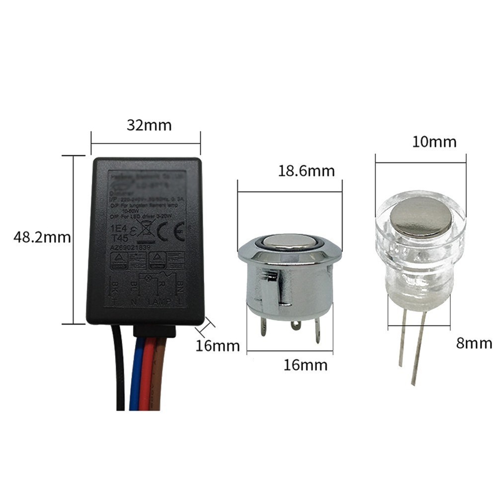 Convenient and Functional LD600S 3 Way Touch Switch Enhances Lighting Control