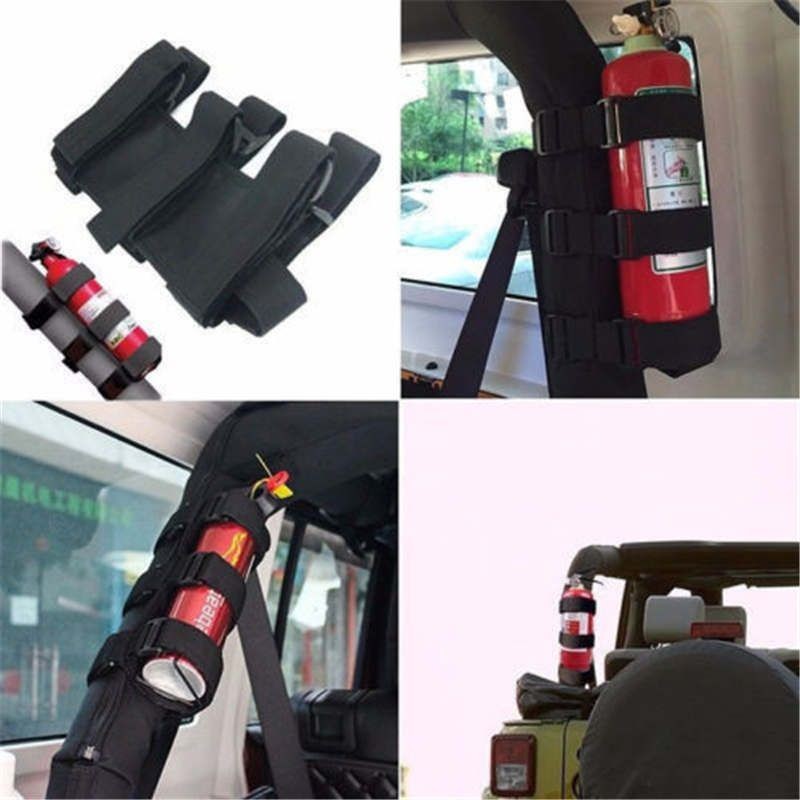 Fire Extinguisher Holder Adjustable Roll Bar Extinguisher Strap Sling Bracket