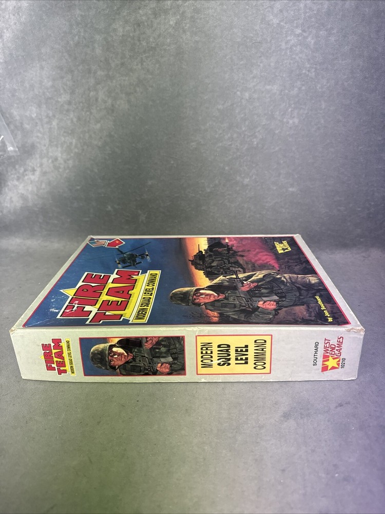 West End Games Fire Team Modern Squad Level Command 99% Complete 10210 READ*