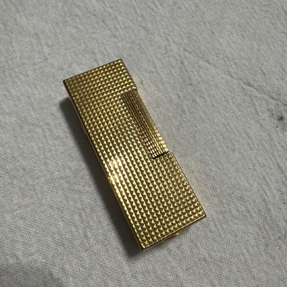 Dunhill gas lighter, gold, Swiss