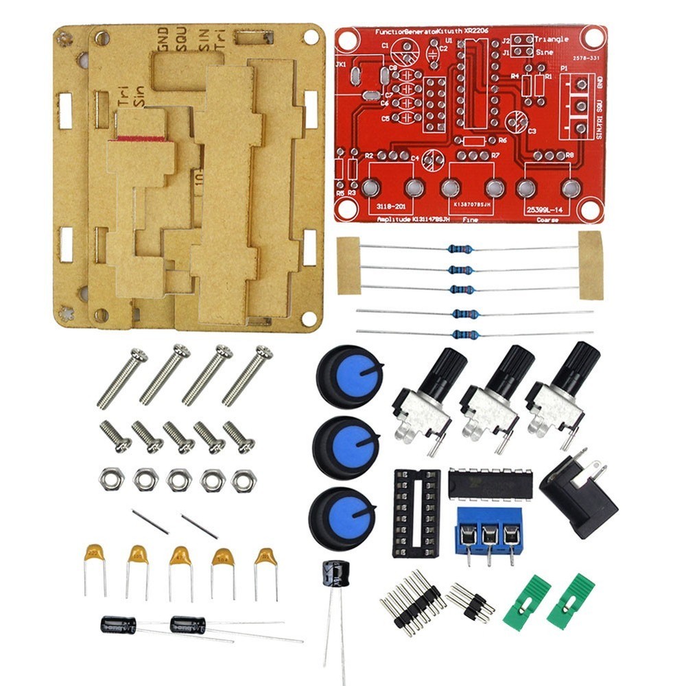 Sine Wave Triangle Rectangle Generator for XR2206 DIY Electronics Kits