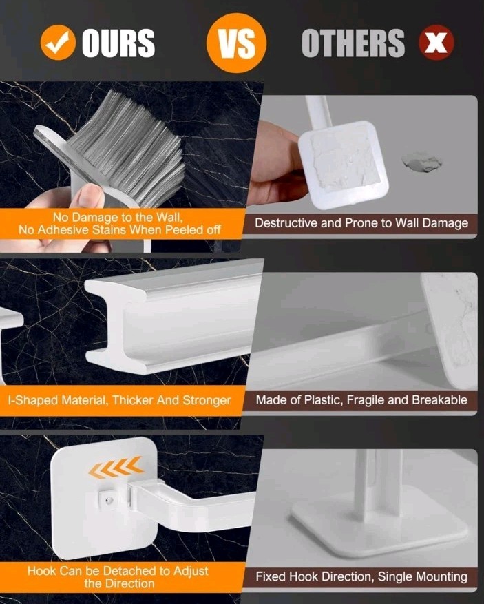 Hat Rack for Hat Storage (4-Pack), Multi-Purpose Hat Organizer, Strong Adhesive