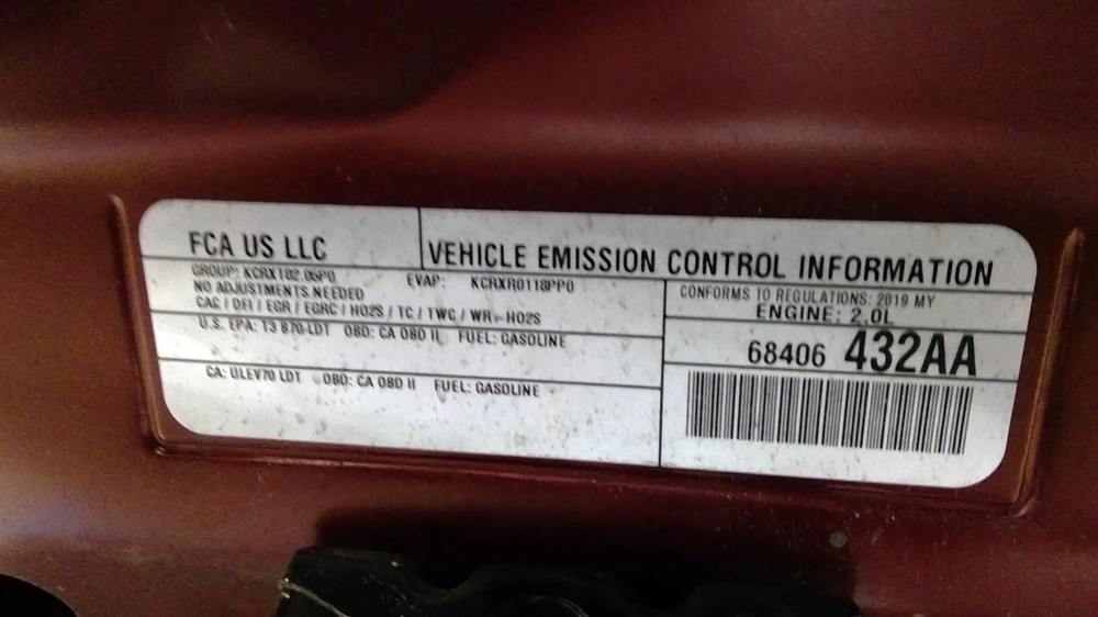 CHEROKEE 2019 Transmission Shift 1024436