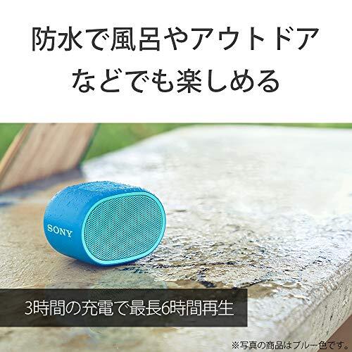 Sony Wireless Portable Speaker Waterproof Bluetooth with Microphone Green