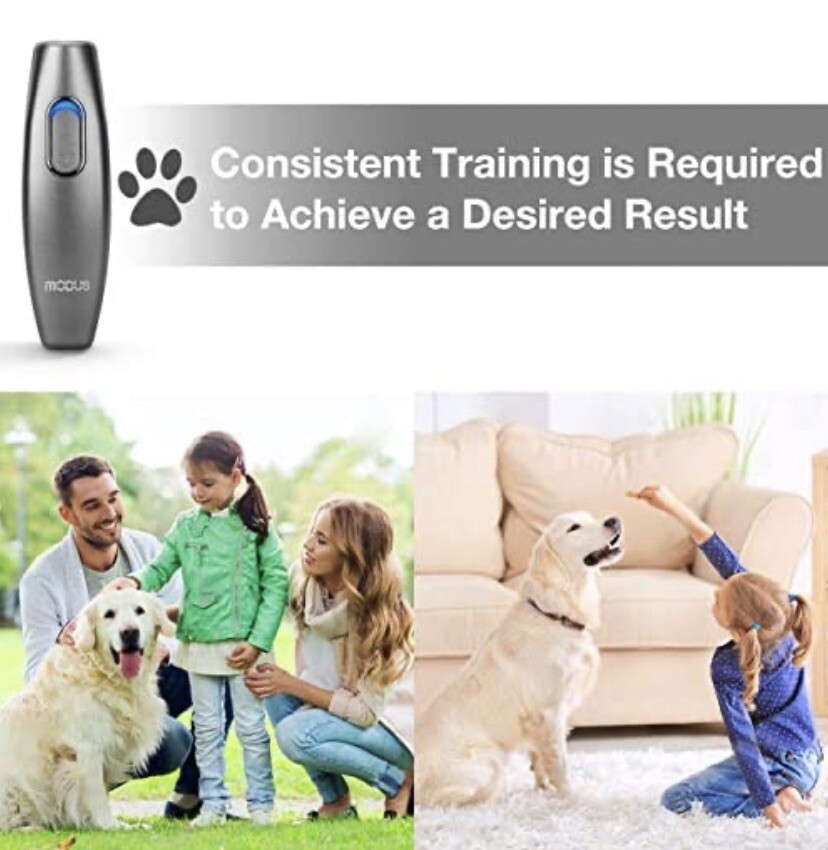 Bark Control Device, 16.4 FT Control Range, Ultrasonic Pet Corrector Dog Whistle