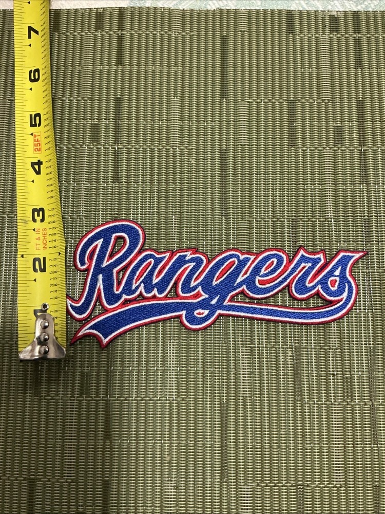 MLB Texas Rangers IRON ON PATCHES
