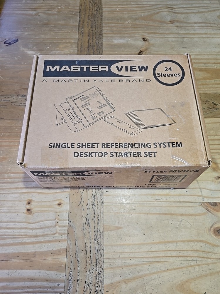 Martin Yale Master View MVR24 Desktop Reference System Starter Set, ​24 Sleeves