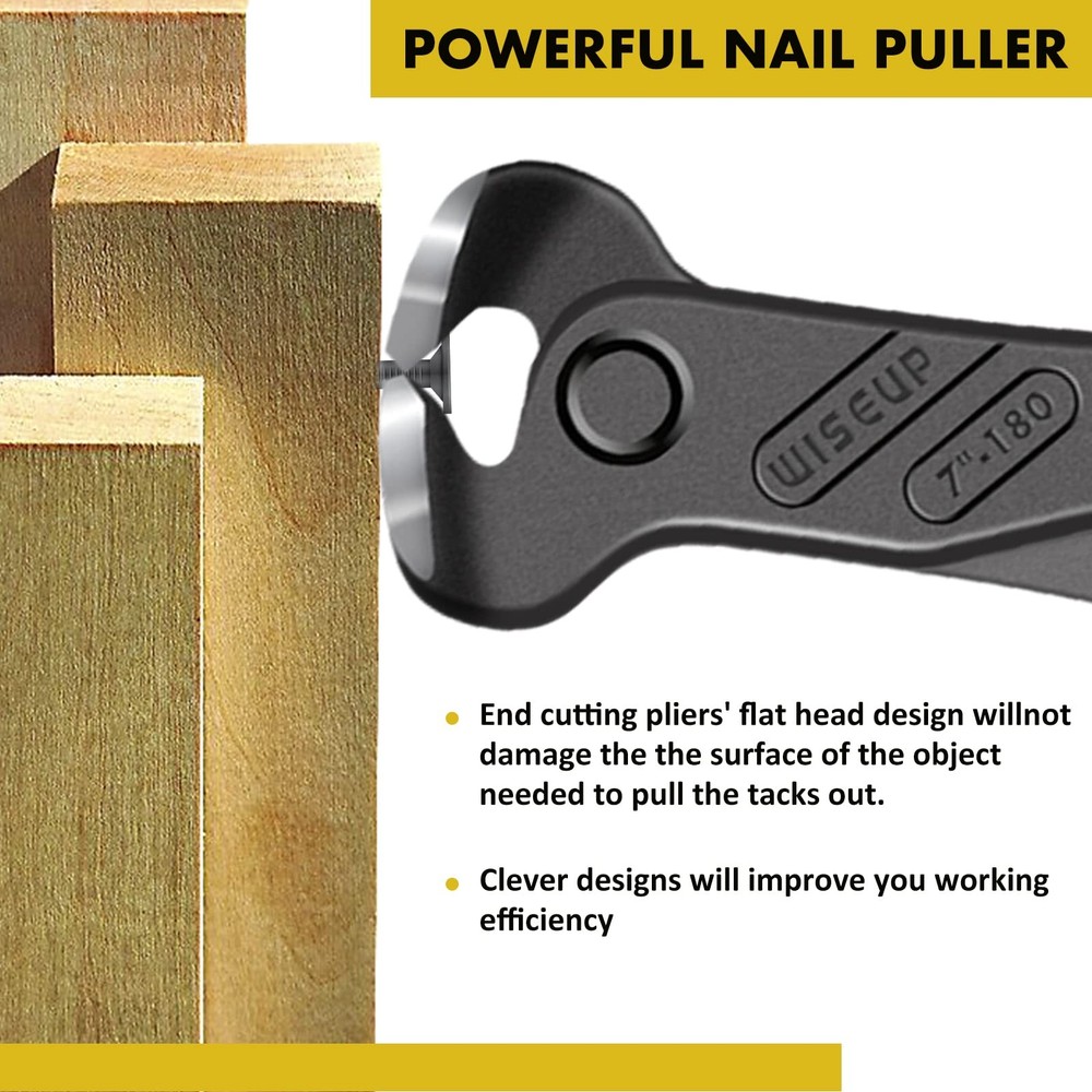 Alimtee 4Pcs Upholstery Staple Remover Tools Set Including End Cutting Pliers...