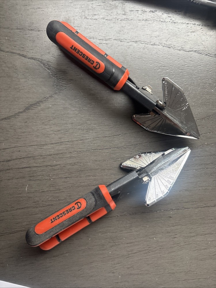 (2) pairs of Crescent miter snips