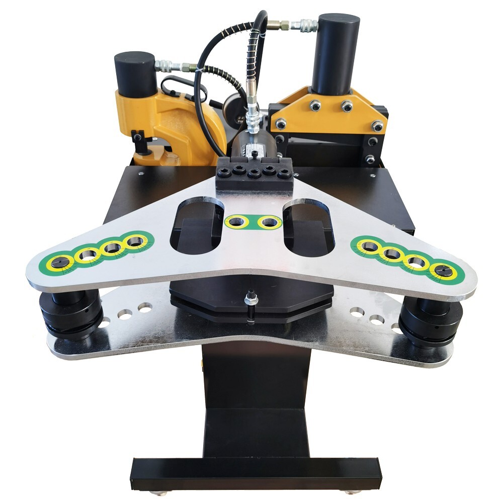 110V Electric Multi-function 4-in-1 Hydraulic Busbar Processor Bending Machine