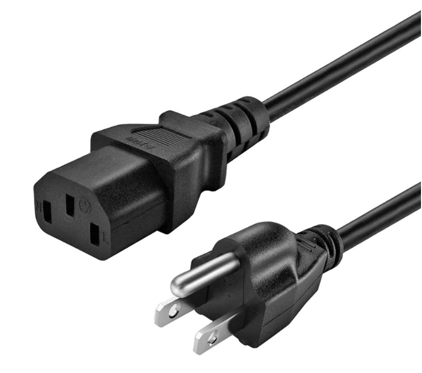AC IN Power Cord Cable For Godox MS300 MS300V MS300-V Compact Studio Flash