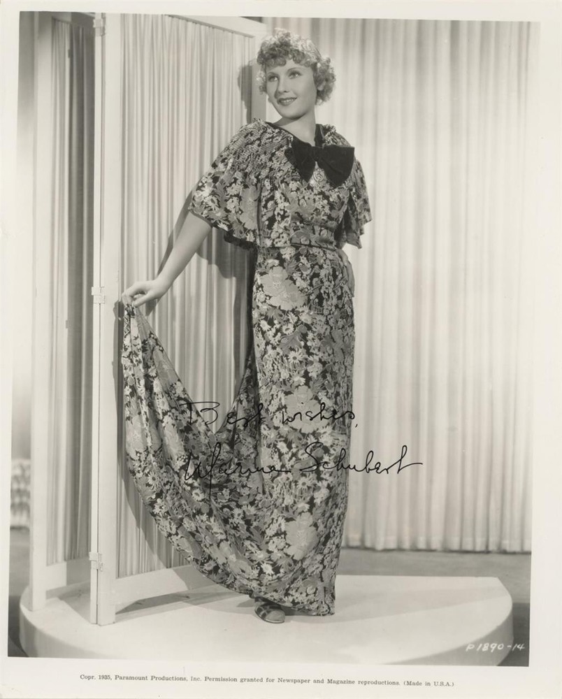 Marina Schubert- Signed Vintage Photograph