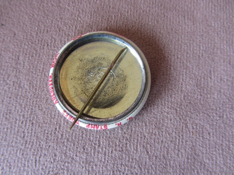 1967 Mason County Fair August Pinback Button Washington