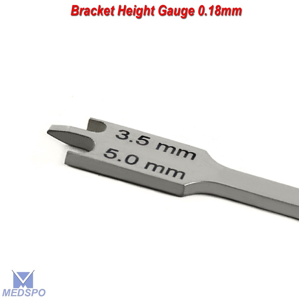 Orthodontic Barren Duck Caliper Bracket Positioning Gauge & Bracket Height Set