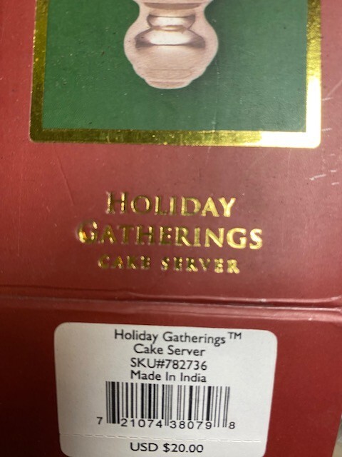 Lenox Holiday Gatherings Cake Server 782736