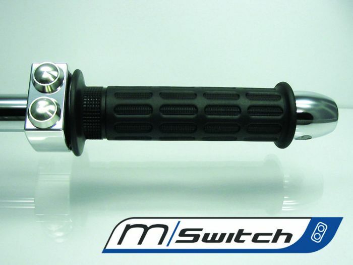 Motogadget mo.switch 3 Push Button Polished Housing 1" Bars