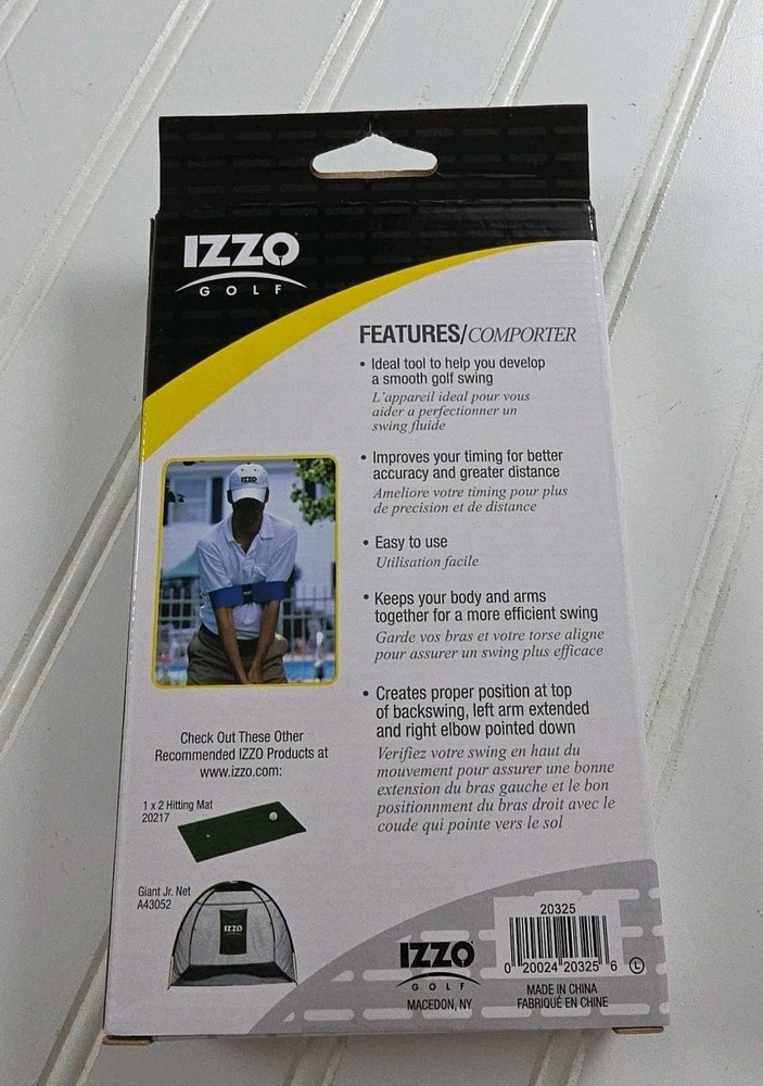 IZZO Golf Smooth Swing Training Aid NIB