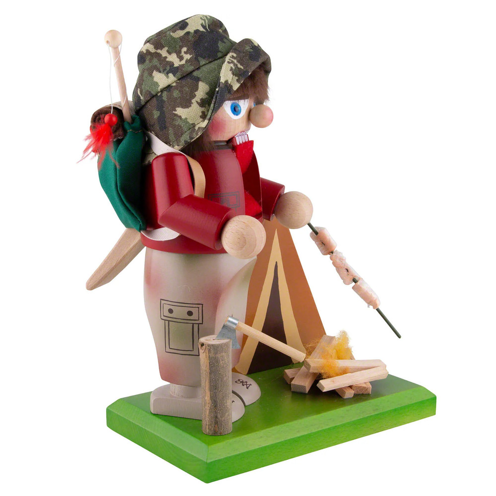 Steinbach Chubby Camper Nutcracker German Christmas Decoration, 10.5"