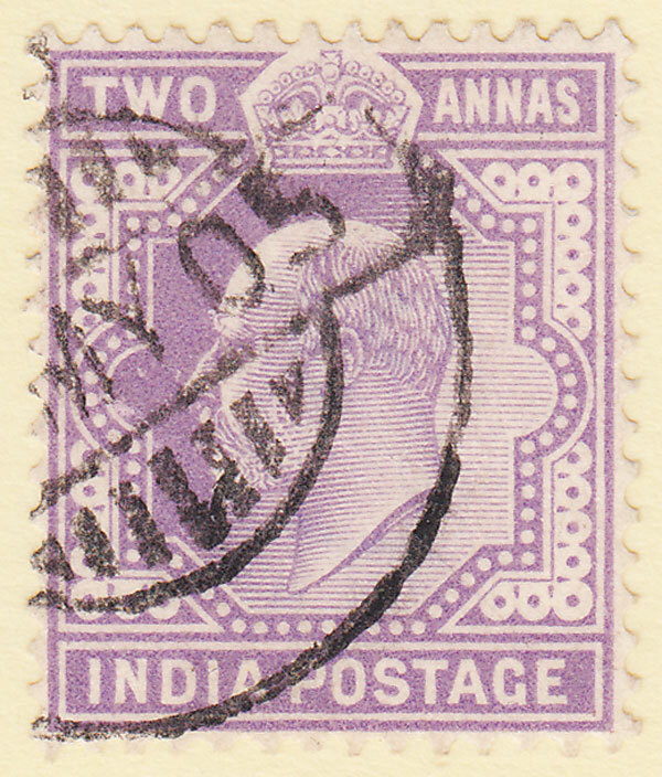 INDIA 1903 2a VIOLET SG124 GU