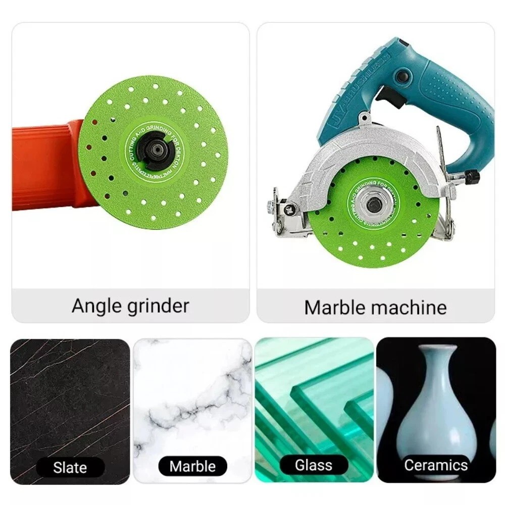 3PCS Rock Plate Flat Grinding Blade Tile Chamfering Cutting Sanding Blade Tool