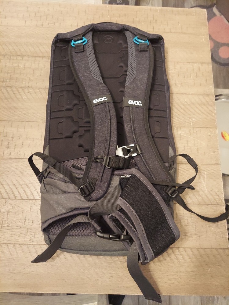 EVOC, Trail Pro 10, Protector backpack, Stone/Carbon Grey, LXL OPEN BOX.