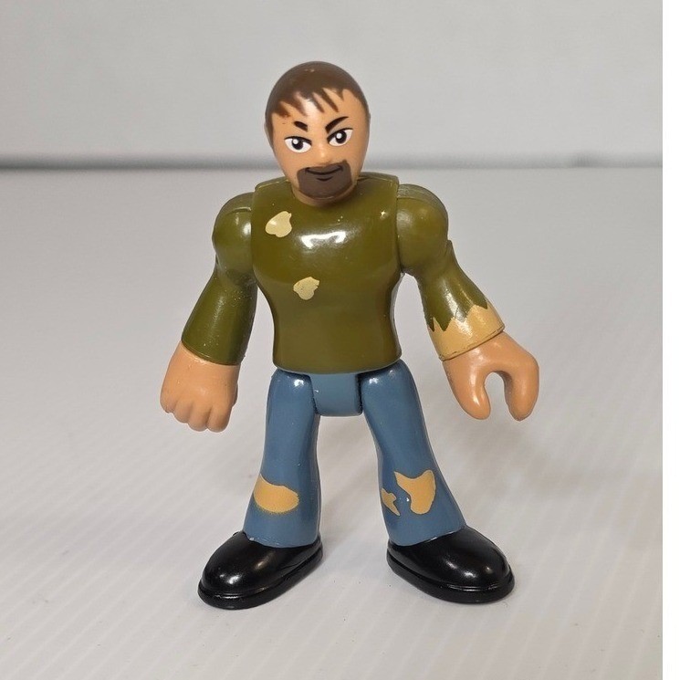 Imaginext Lost Creatures Dino Fortress Man Figure Paint Wear Replacement
