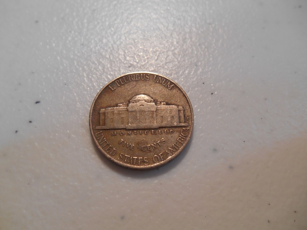 1939D Jefferson Nickel VF