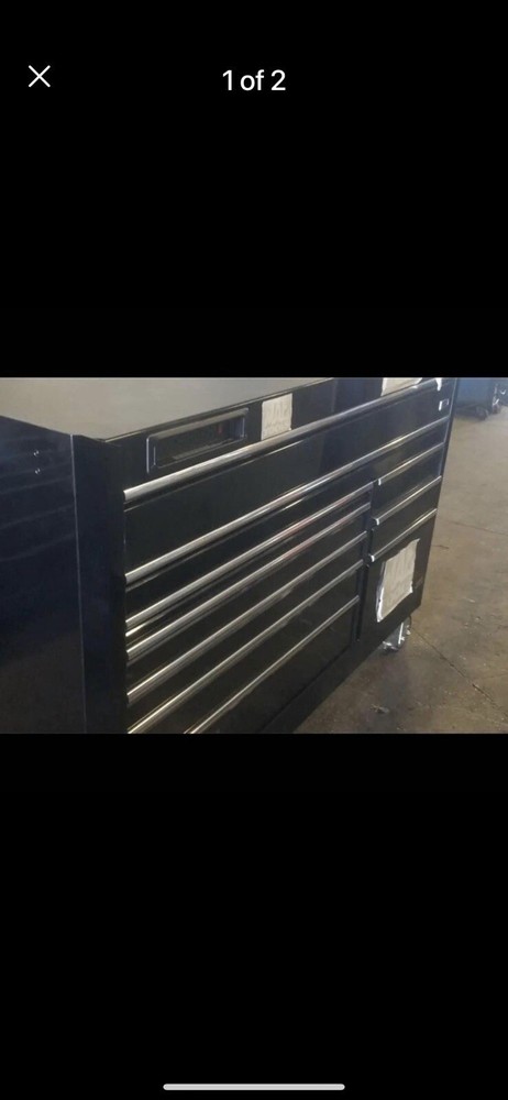 Matco 4S Triple Bank tool box without tools, Mac Tool Box Brand.