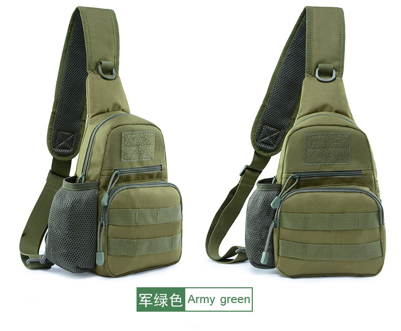 Men Backpack Molle Tactical Chest Bag Assault Pack Messenger Sling Shoulder Bag