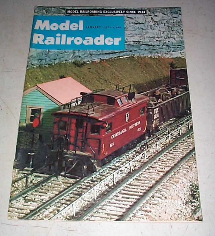 Model Railroader Magazine January, 1971