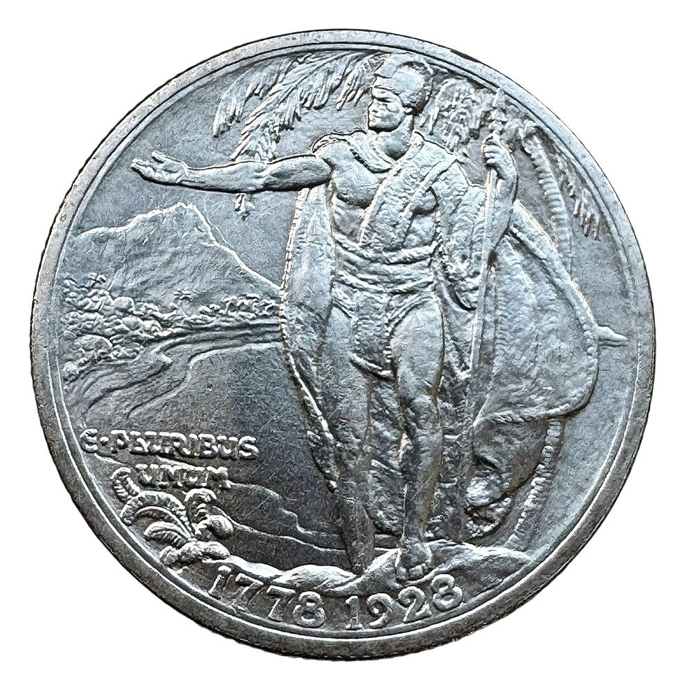 1928 Hawaiian 50c Commemorative Half Dollar Uncirculated!