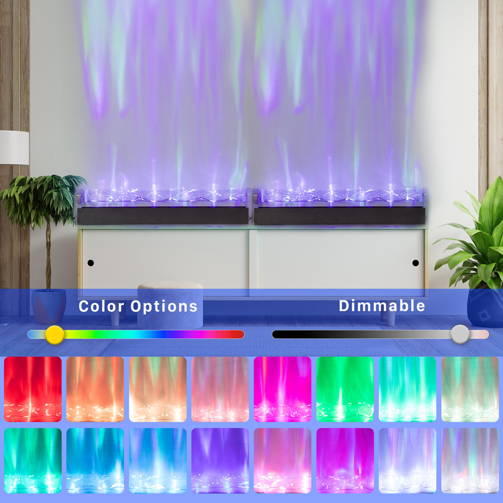 RGBW LED Ocean Wave Light Projector,Multi Dynamic Effect Wash Wall Light Ambient