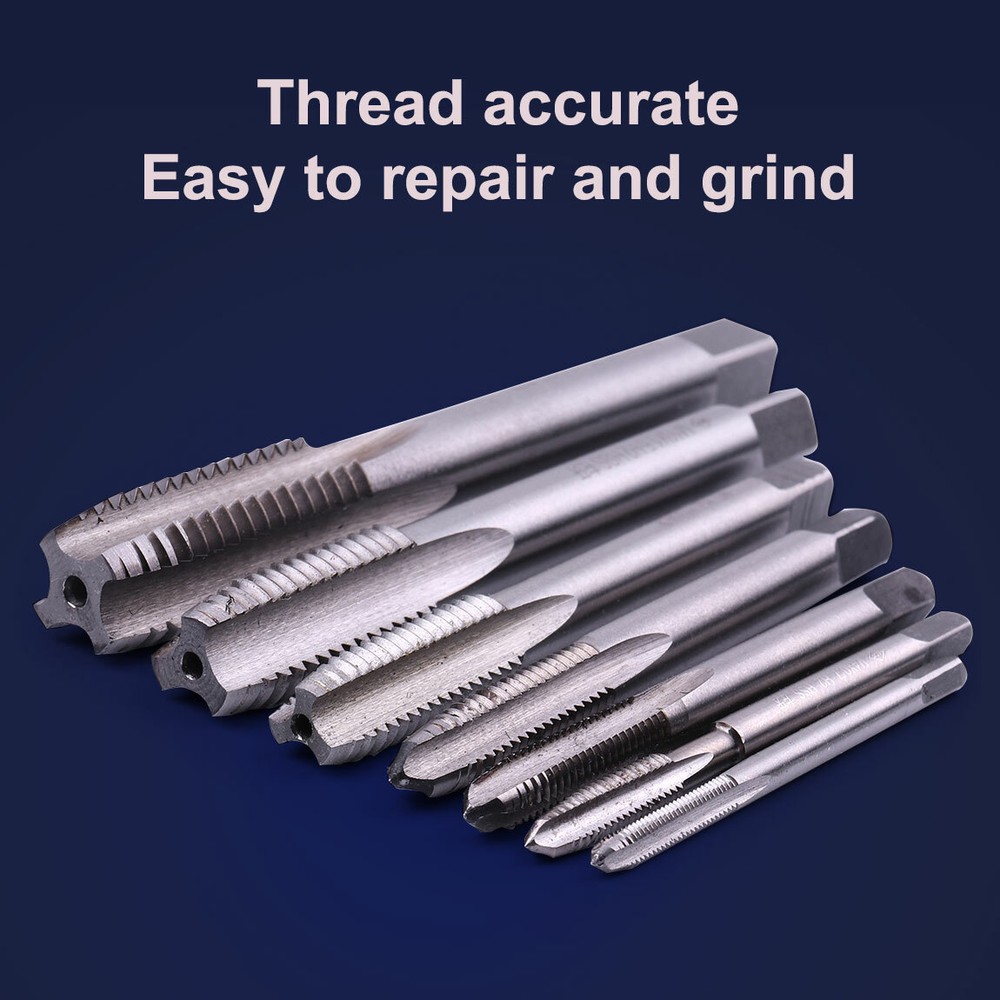 HSS Metric Hand Machine Tools M3-M20 11 Sizes Left Hand Thread Tap Drill Bits