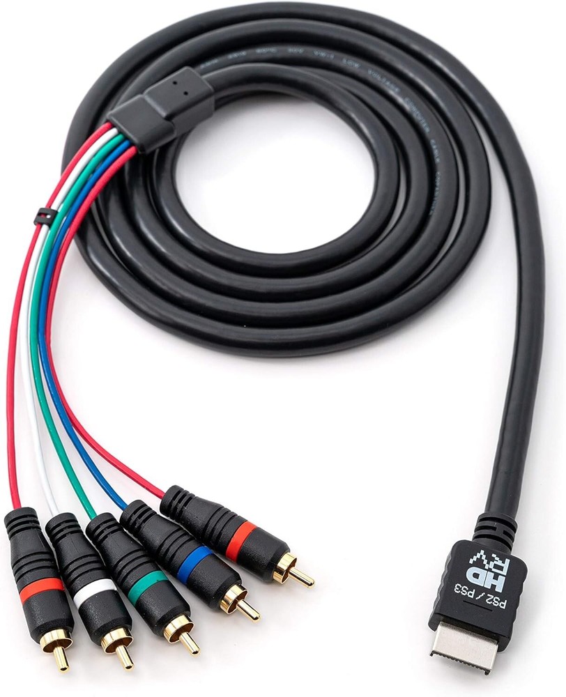 PlayStation 2/3 (PS2/PS3) Premium YPbPr Component Video Cable