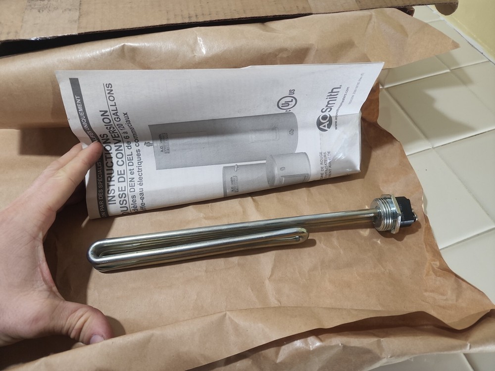 A.O. Smith 9003861105, CONVERSION Kit, For DEN/DEL Series, 1 ELEMENT, 6000W,480V