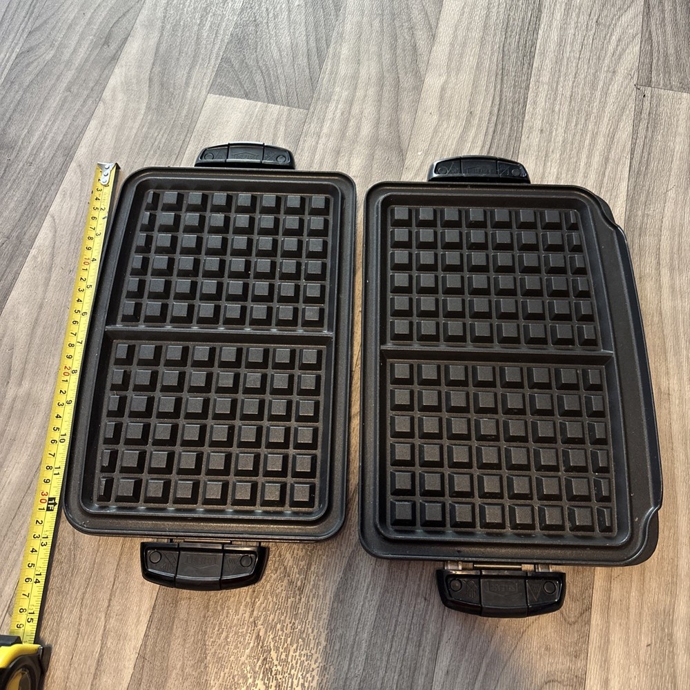 George Foreman evolve Waffle plates