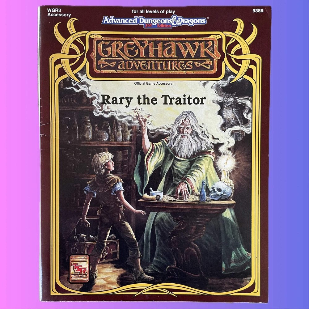 Rary the Traitor WGR3 9386 Advanced Dungeons & Dragons 2e
