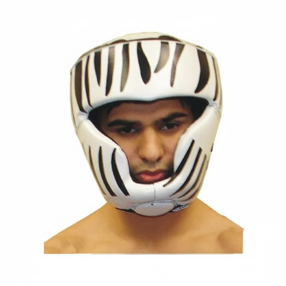 Zebra Headguard: Bold Design, Full Coverage Safety for Boxing Sparring