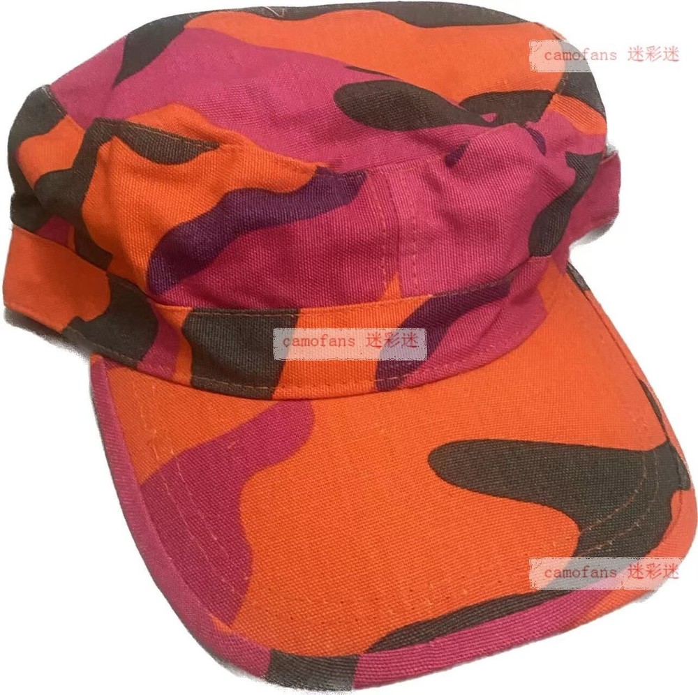 China Firefighting Corps Forest Fire Managerment Red Camouflage Uniforms Cap Hat