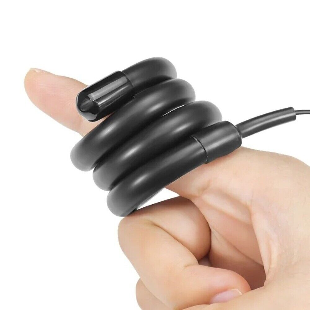 Electric E-Stim Penis Stretcher Enhancer Ball-Scrotum-Ring-Delay-Ejaculation Men