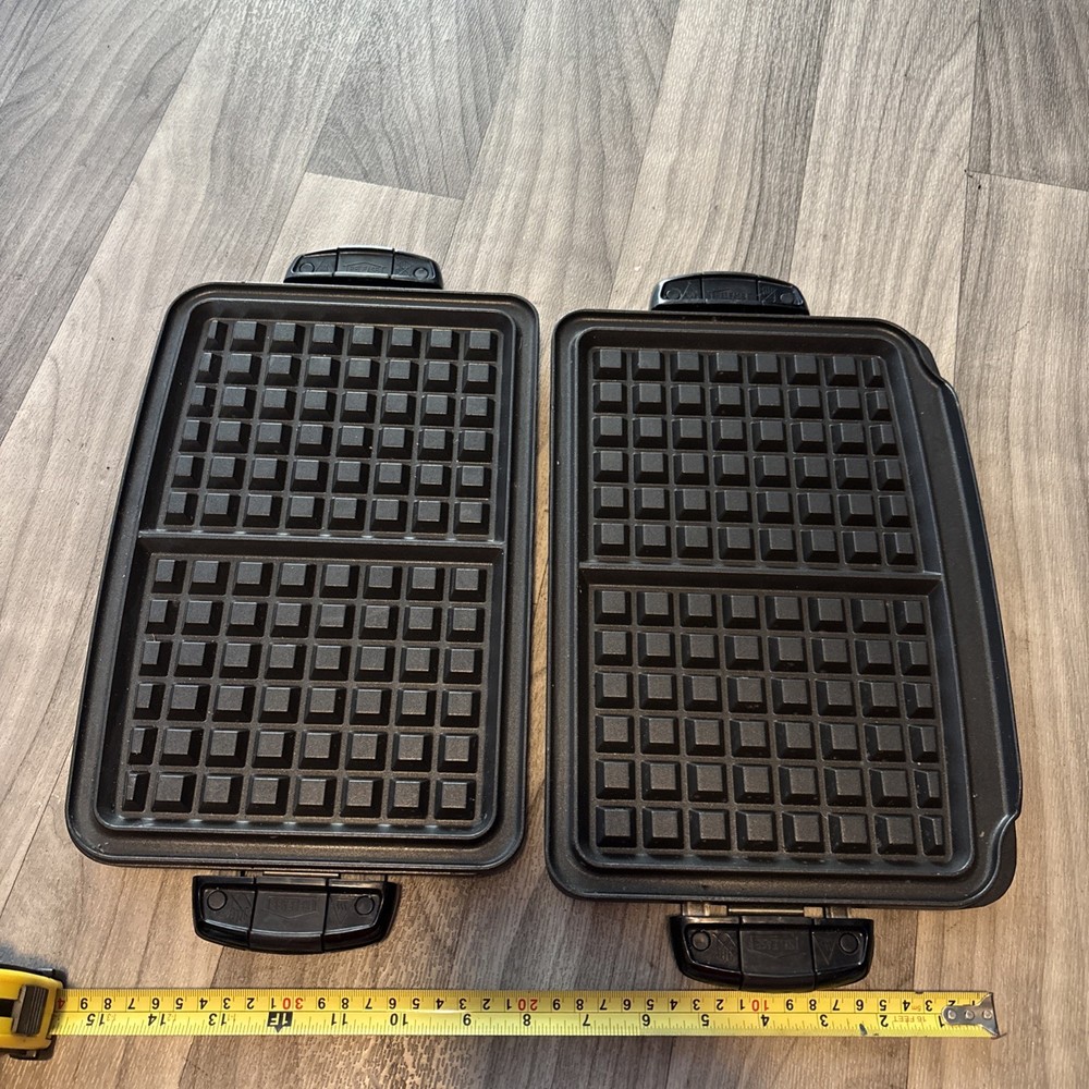George Foreman evolve Waffle plates