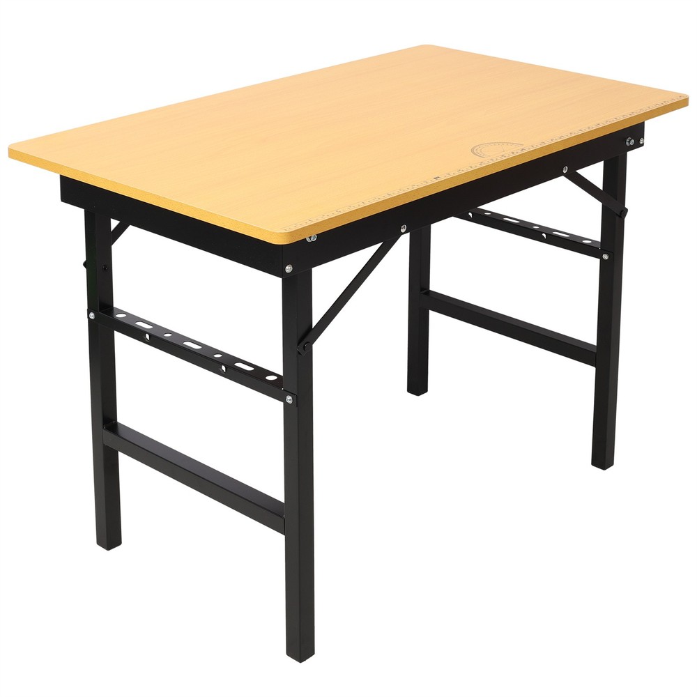 Foldable Work Table with Measuring Tape and Angle Finder Portable Tool Workbench